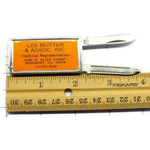 Money Clip Vintage Barlow Lee Butter & Associates Inc. Pen Pocket Knife - Picture 8 of 12